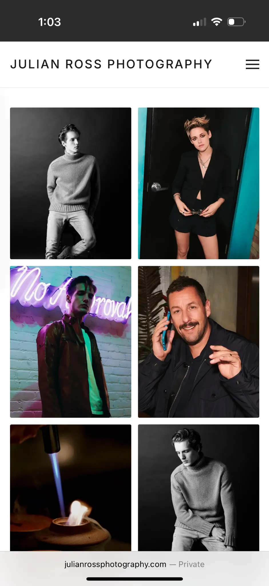 Julian Ross Photography Mobile