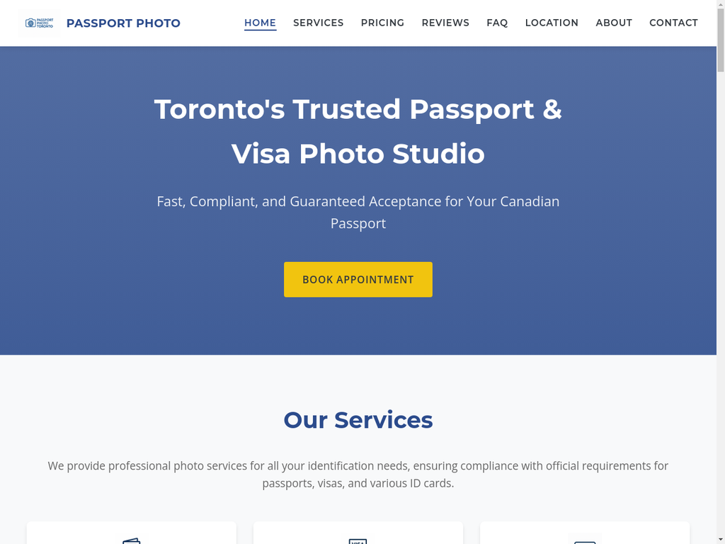 Passport Photo Toronto Desktop